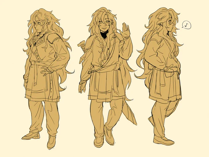 maaaaan i haven't drawn aao almost at all this year ;_; but here's a comparison of him vs him from a year ago?? i feel like i've improved more than i thought, but i rly need to work on drawing faces and poses more 