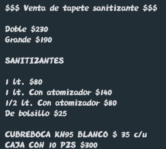 BeUnschooling's tweet photo. Si estas preparando ya tu #sanoretorno en #CDMX podemos ayudarte. Con tus compras apoyamos a rwavritar la economía de quien no puede aun regresar a su actividad habitual en estos tiempos.
#juntoscontracovid19 #entretodosnoscuidamos info en fotos. https://t.co/c0Z2JFa21F