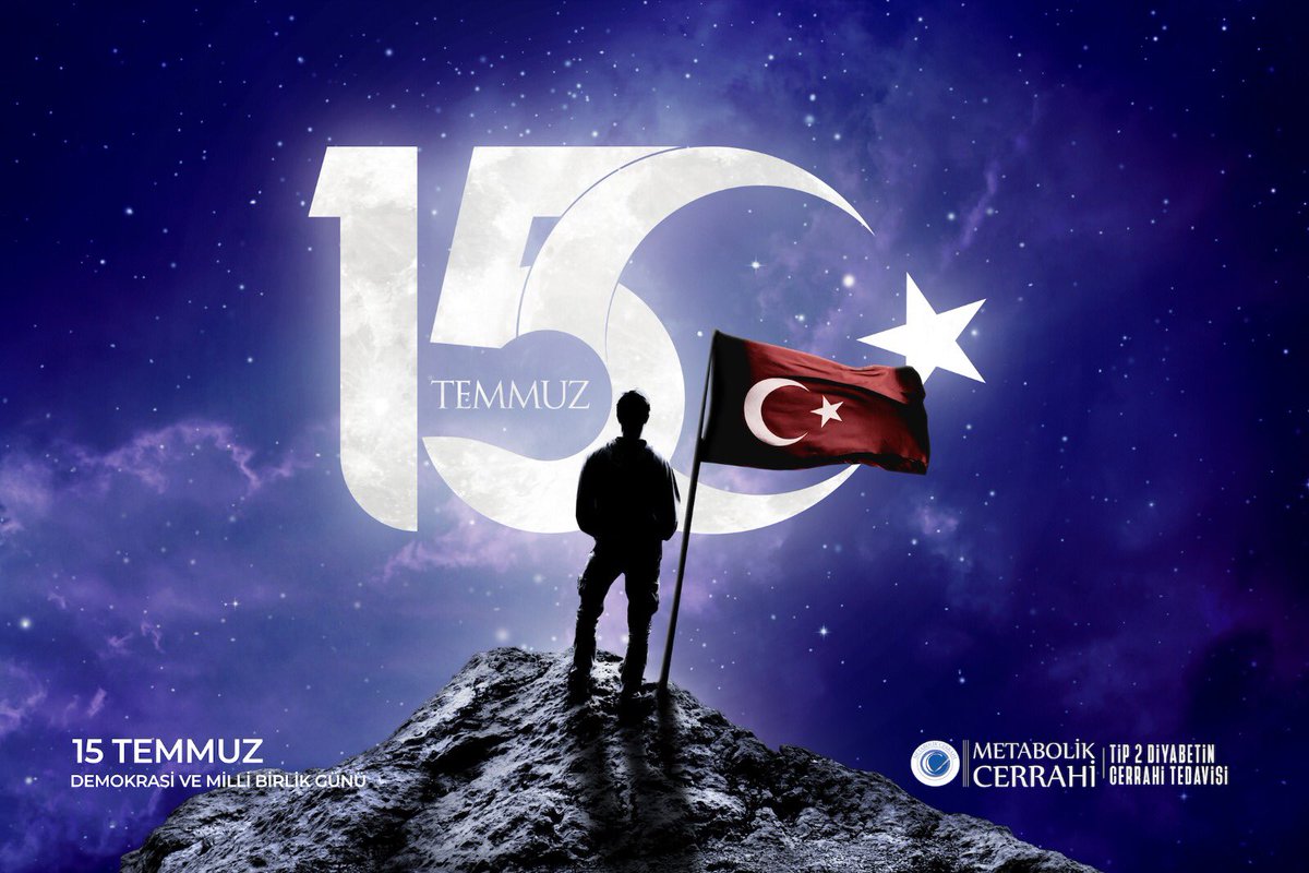 15 Temmuz Demokrasi ve Milli Birlik Günü’nde şehit ve gazilerimizi saygıyla anıyoruz. #15Temmuz #DemokrasiveMilliBirlikGünü