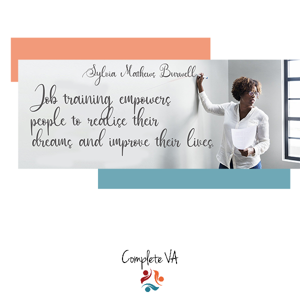completeva's tweet photo. 𝗘𝗺𝗽𝗼𝘄𝗲𝗿𝗺𝗲𝗻𝘁 = 𝗜𝗺𝗽𝗿𝗼𝘃𝗲𝗺𝗲𝗻𝘁

By empowering your #admin staff, you improve their lives.  #OfficeMastery provides valuable interactive, online #training.  Book a chat at https://t.co/BzFMRBWc3X

#Value #VA #Empower #Improve https://t.co/RrW41Y5JdL