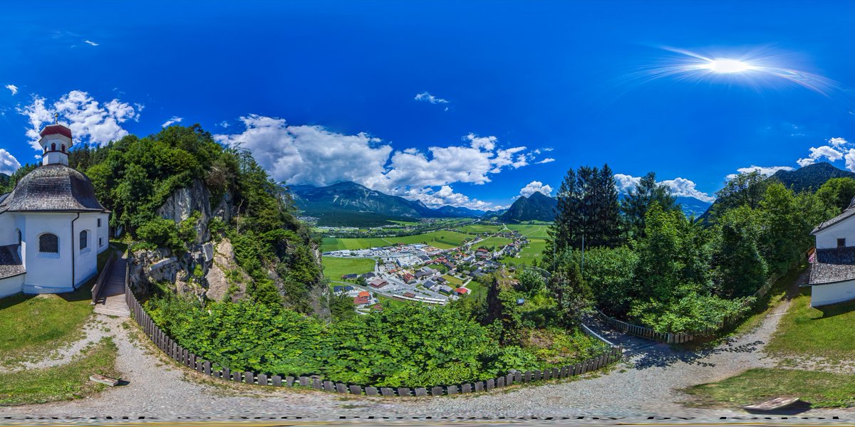 KandaoVR's tweet image. #Repost from Karol Gazdík
Shot with: #QooCam8K
Shrine of Mary Brettfall in Zillertale - Tyrol - Austria.
Maria Brettfall is a place of pilgrimage and a former hermitage on a rock at an altitude of 700 m in Tyrol. #Kandaovr #360photo