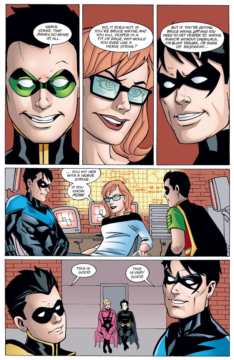 The next time Tim shows up in Cassandra's life is well the Bruce Wayne: Fugitive event as Cass/Steph goes on the case to clear Bruce's name. They present the first clear evidence to the family, and well you know that story. Just read the Cass/Steph stuff.
