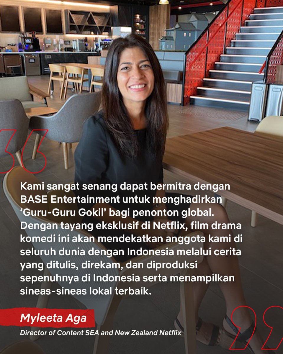 PENGUMUMAN, Guru-Guru Gokil akan jadi Film Netflix Original berikutnya dari Indonesia! Diproduseri oleh Dian Sastrowardoyo, film ini ekslusif tayang di Netflix. Tunggu tanggalnya!