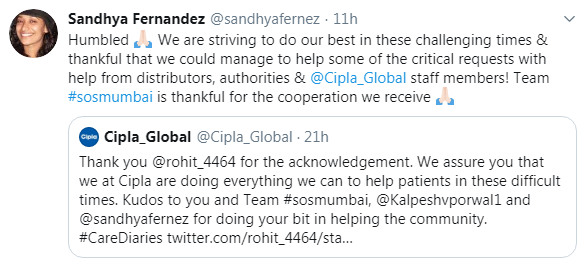 SevakNo1's tweet photo. #DividedbyLanguagesUnitedbySeva
#CovidYoddha #CovidWarrior #LetsDoMore #HungerWarriors #GuestLabourers #SOSMumbai #CareDiaries
Honoured to present Certificate of Appreciation to @Kalpeshvporwal1
cc @Cipla_Global @sandhyafernez
Keep up the good work.
Team #SevakNo1 https://t.co/TI3lxLBseH