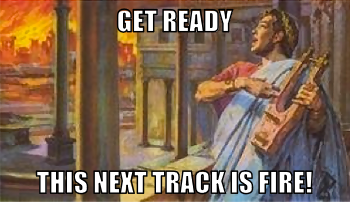 HistoryTWTFails's tweet photo. Nero, Roman Emperor (64 AD):

#wheniamirresponsible, I like to fiddle beside a large, cozy fire.

#BlessedAndGrateful #Fire #FireEmblem  #cozy #musician #fiddlelife #romanemperorforlife #Rome https://t.co/lBxjPhUTk7