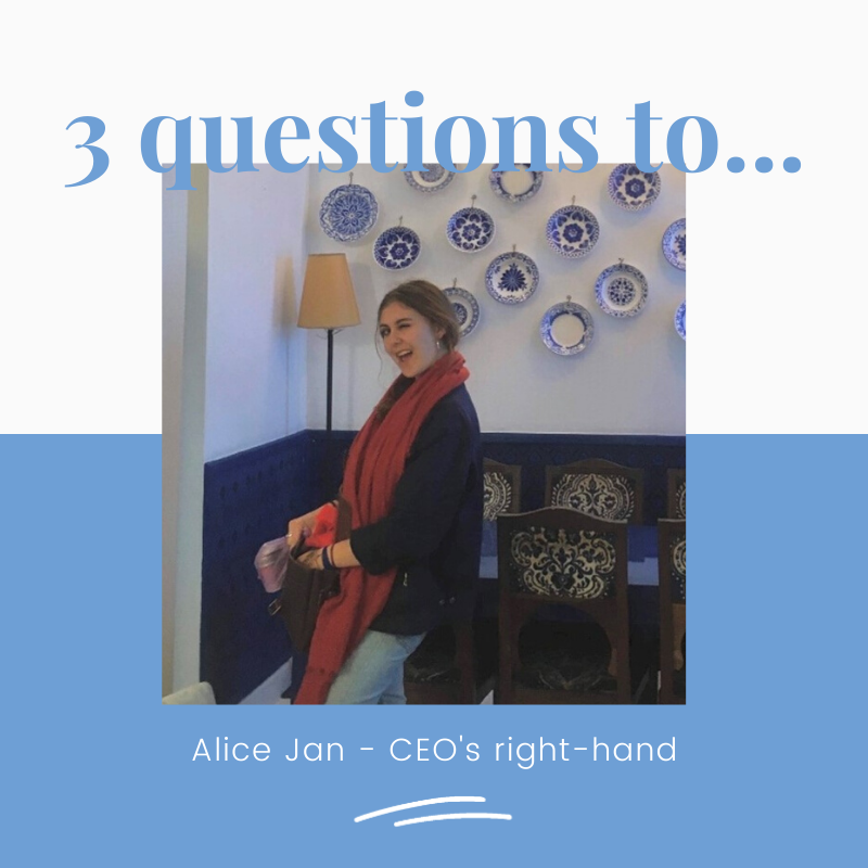 Baracoda Group (@baracodagroup) on Twitter photo 3 questions to Alice Jan!
🎯 What is your mission ?
« Defining a go-to-market strategy for Mateo »
What do you do after work hours?
« Meeting friends 🍹 or 🏋🏻♀️»
😁 What is the word that describes you the most?
« "Enthusiastic" : I like learning new things & meeting  new people » 3 questions to Alice Jan!
🎯 What is your mission ?
« Defining a go-to-market strategy for Mateo »
What do you do after work hours?
« Meeting friends 🍹 or 🏋🏻♀️»
😁 What is the word that describes you the most?
« "Enthusiastic" : I like learning new things & meeting  new people »