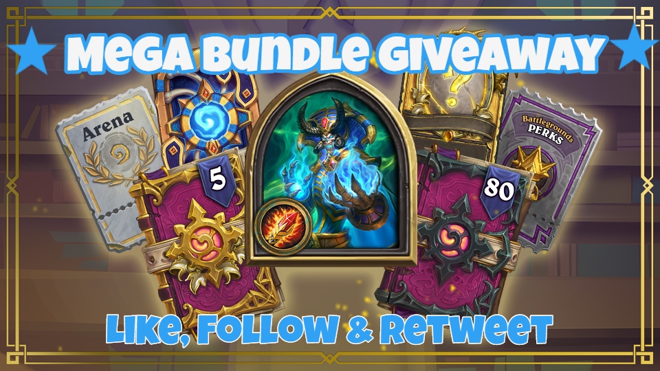🔥 * GIVEAWAY * 🔥
I'm giving away one <a href="/PlayHearthstone/">Hearthstone</a> #ScholomanceAcademy MEGA bundle provided by Blizzard

➡️80 Card Packs
➡️5 Golden Card Packs
➡️Golden legendary
➡️Kel'Thuzad Mage Hero &amp; Card back

TO ENTER:

✅Like
✅Follow <a href="/SaltyMonkeh/">SaltyMonkeh</a> 
✅Retweet

Winner announced 27 July