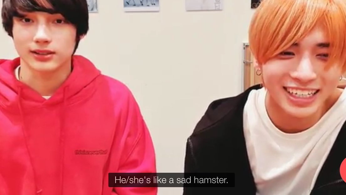 hueningkai saying their choreographer looks like a sad hamster