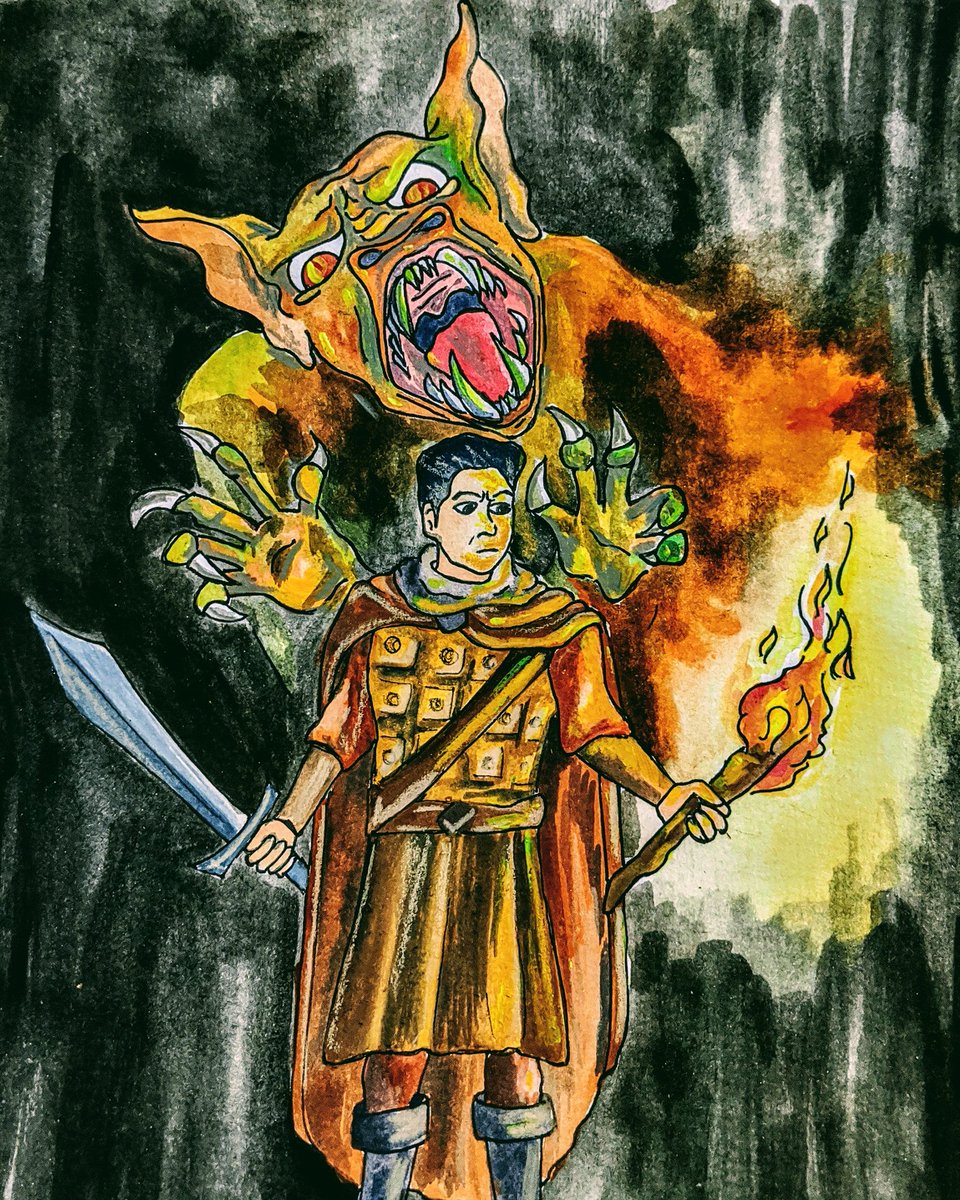 c08855c49's tweet photo. A little Voyager fan art to match @TheDeltaFlyers podcast this week of Heroes and Demons, little bit of Harry Vs Energy Grendel 😍

Seriously y'all, listen to their podcast, it's 100% pure amazing! https://t.co/FtrAUOPSal