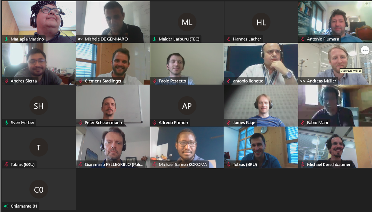 Fitgen (@fitgenh2020) on Twitter photo The FITGEN General assembly is running on line. We are ready to deliver the results of the first 18 month of the projects. We design the future of EV! @inea_eu
<a href="/EVOLVECluster/">E-VOLVE Cluster</a>
<a href="/MOBI_VUB/">MOBI Electromobility Research Centre</a>
<a href="/ACHILES_H2020/">H2020-ACHILES-project</a>
<a href="/PoliTOnews/">Politecnico di Torino</a> The FITGEN General assembly is running on line. We are ready to deliver the results of the first 18 month of the projects. We design the future of EV! @inea_eu
<a href="/EVOLVECluster/">E-VOLVE Cluster</a>
<a href="/MOBI_VUB/">MOBI Electromobility Research Centre</a>
<a href="/ACHILES_H2020/">H2020-ACHILES-project</a>
<a href="/PoliTOnews/">Politecnico di Torino</a>
