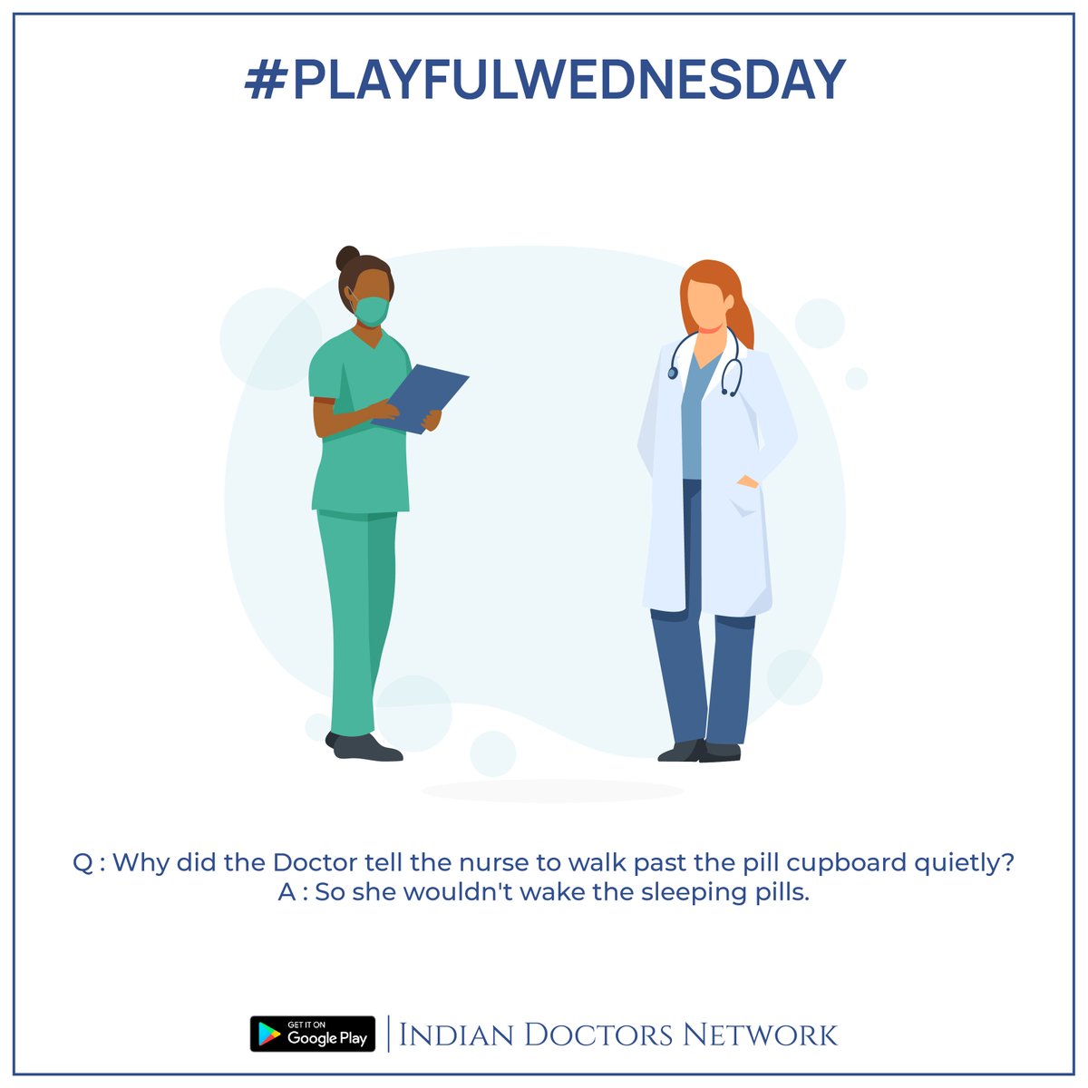 IDN_Doctors's tweet photo. "Drill" get it "Drill"!

#PlayfulWednesday #Funny #Doctor #Doctors #Medical #MedicalHumor #DoctorJoke #DoctorsJokes #IndianDoctorsNetwork #IDN #DoctorsNetwork #DoctorsNetworking #ProfessionalNetwork #ProfessionalNetworking #KnowledgeSharingPlatform #DigitalEcosystem https://t.co/qxdvE5aimR