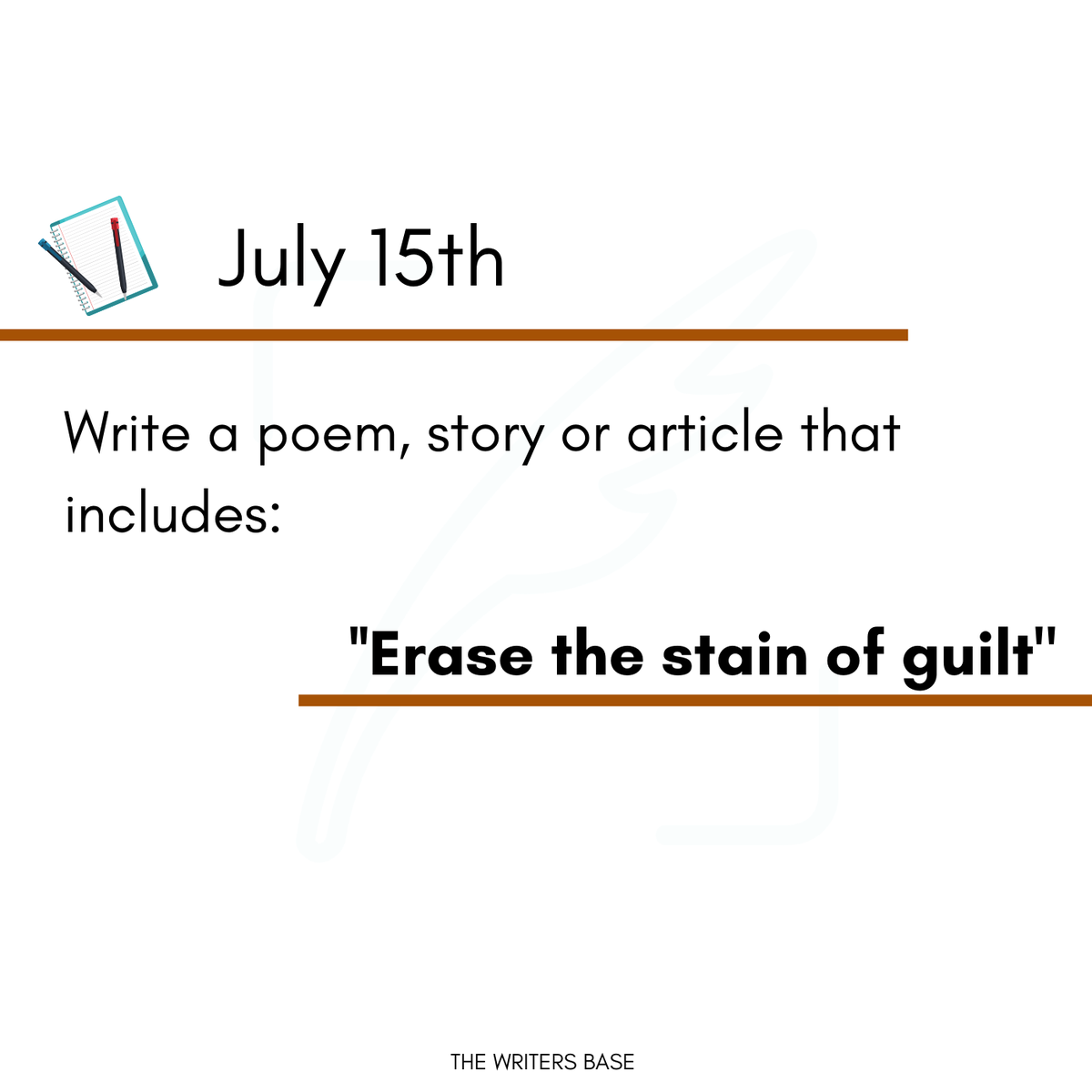 TheWritersBase's tweet photo. Quote this tweet with your write-up
#TheWritersBase
#writingprompt
#writing https://t.co/9ntjSUsjlM