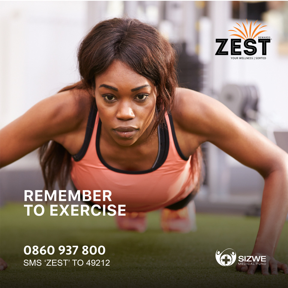Zest_Rewards's tweet photo. @SizweMedical Fund members, it is important to exercise during the lockdown period and keep your health in check. 

Remember to practice social distancing and wear a mask/buff whenever you exercise in public.

#ZestRewards #exercise #CoronavirusinSA https://t.co/2VpQAxjezh