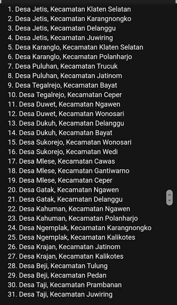 kabarklaten's tweet photo. Ini Dia 31 Nama Desa di Klaten yang Punya Kembaran dan Bikin Bingung
 https://t.co/llcgBMYy2Z https://t.co/vom7GSyjPP