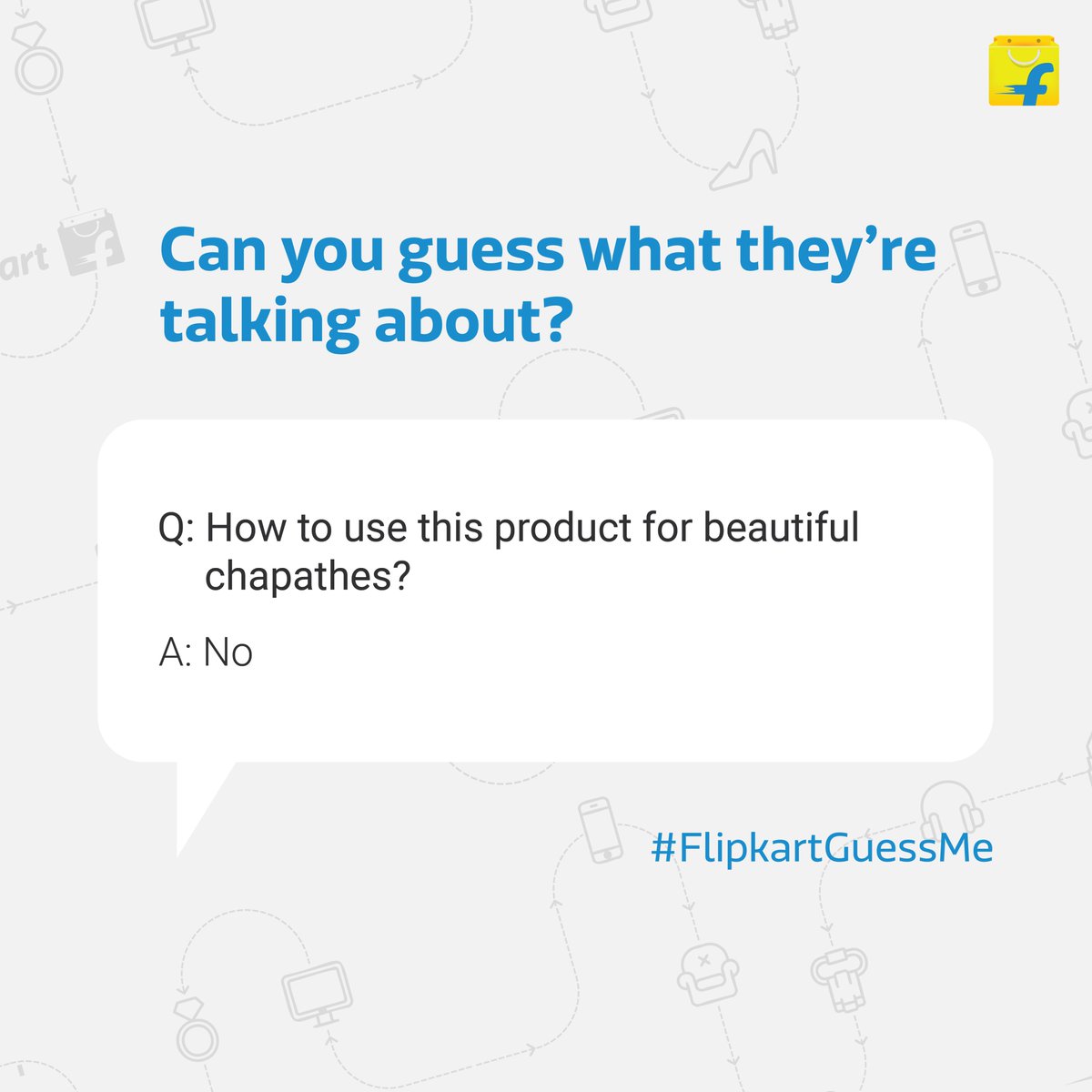 Flipkart's tweet photo. No means no. Except here, apparently. https://t.co/3gUleyv0YX