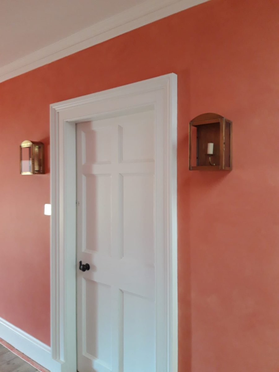 Finally hundreds of sq metres of stippling completed with this challenging 3 story spiral staircase