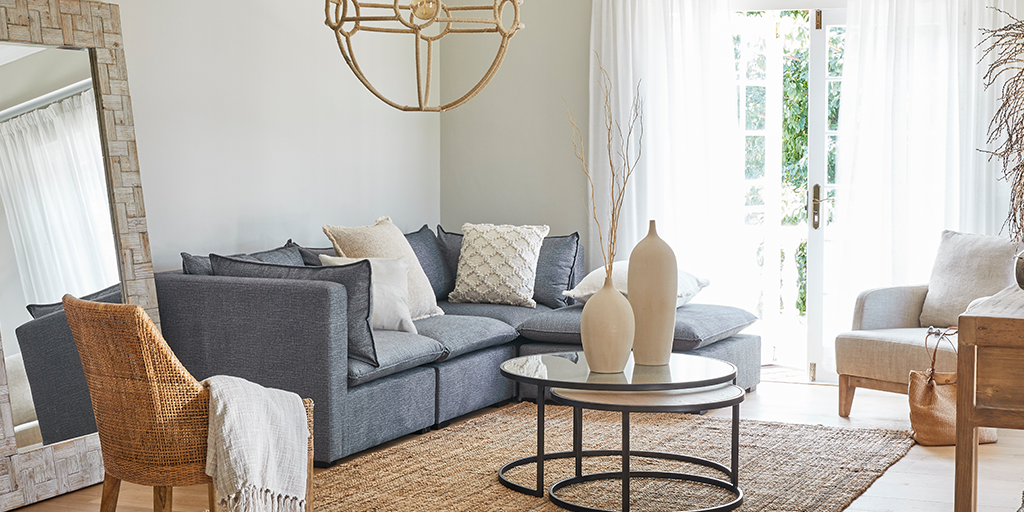 Extra fluffy, feather-wrapped cushions and a versatile configuration, make the Imogen Couch a must have in the home.
Order yours today, in-stores &amp; online: bit.ly/2Tc1nOV
This item is hand-upholstered and handmade-to-order locally.