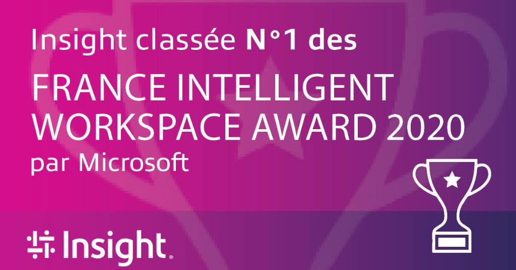 Nous sommes fiers de vous annoncer qu’Insight a été élu le meilleur partenaire de l’année 2020 dans la catégorie : France Intelligent Workspace Award. Une reconnaissance de notre expertise autour de la #mobilité et à la #collaboration. #businessresilience ms.spr.ly/6019Tmdof
