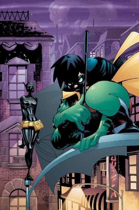 But really the next big juncture between the two really evolve is in the "Fresh Blood" crossover the two comics share from Robin #132-133 and Batgirl #58-59.