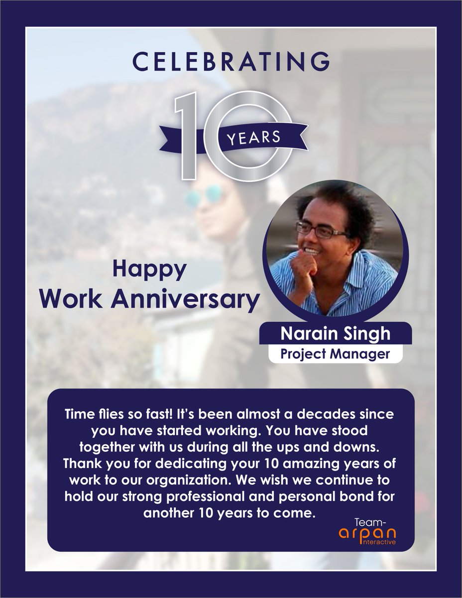 AIS_Tweets's tweet photo. You’re the role model of a perfect employee who listens to everything with tolerance, observes everything with compassion, and speaks with love. Happy work anniversary!
#work_anniversary #projectmanager #Happy_client https://t.co/dIXy0RujFI