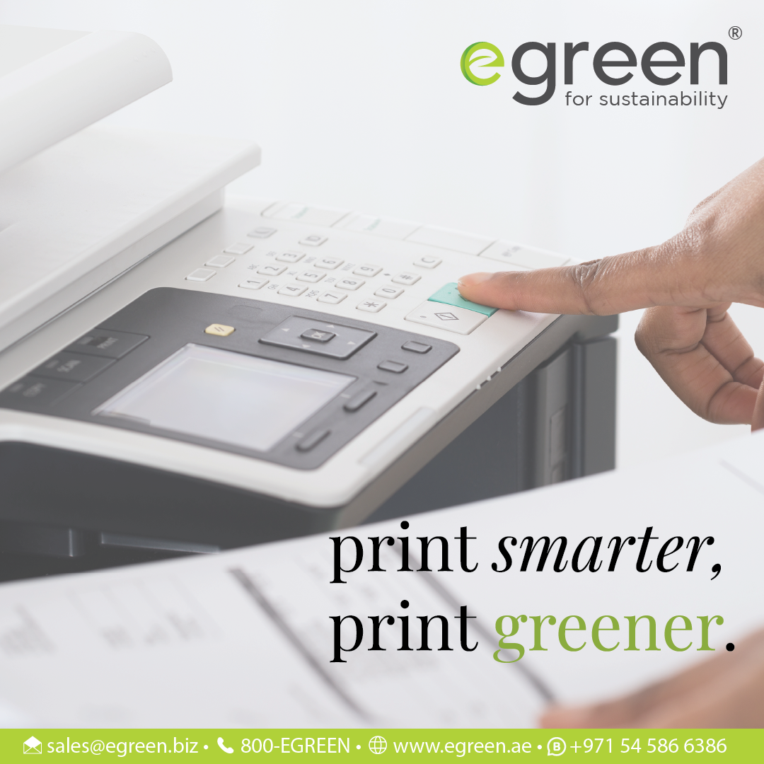 egreenAE's tweet photo. Print better with EGreen Printing Solutions. From toner cartridges to advanced document management solutions, we have you covered for all. Contact 800-EGREEN for more information.
.
#smallbusiness #businessservices #printing #documentmanagement #printservices #officetechnology https://t.co/v6IuNDAG3g