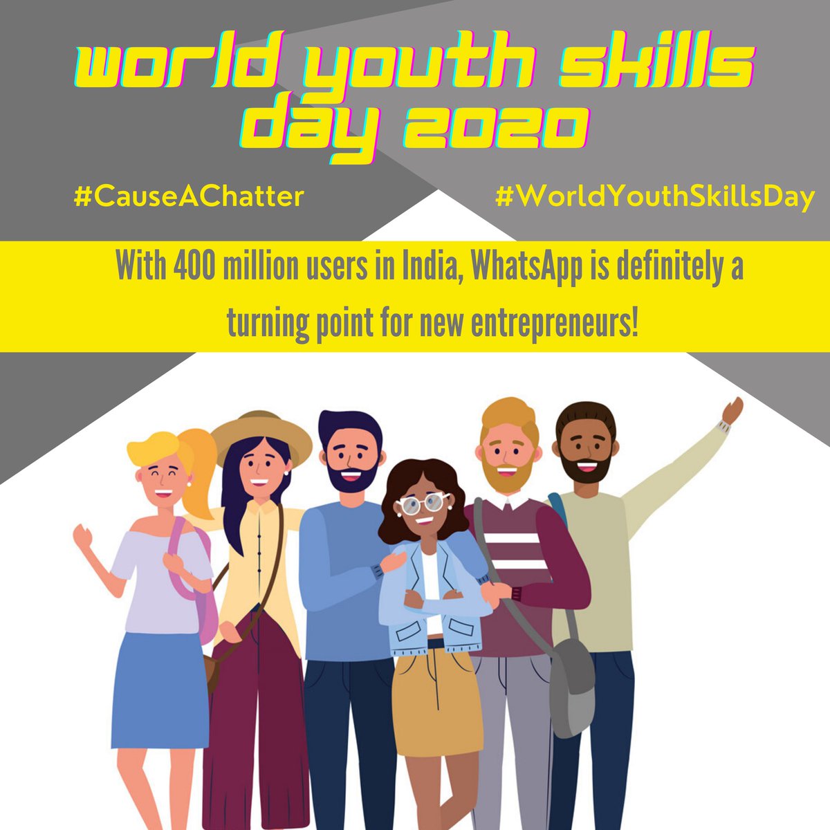 Smartphones have replaced so many jobs around the world. WhatsApp and Google play an especially important role in encourgaing new entepreneurs and creators to sell and promote their products and content.  https://yourstory.com/2020/02/indian-startups-smb-whatsapp  #WorldYouthSkillsDay  #CauseAChatter