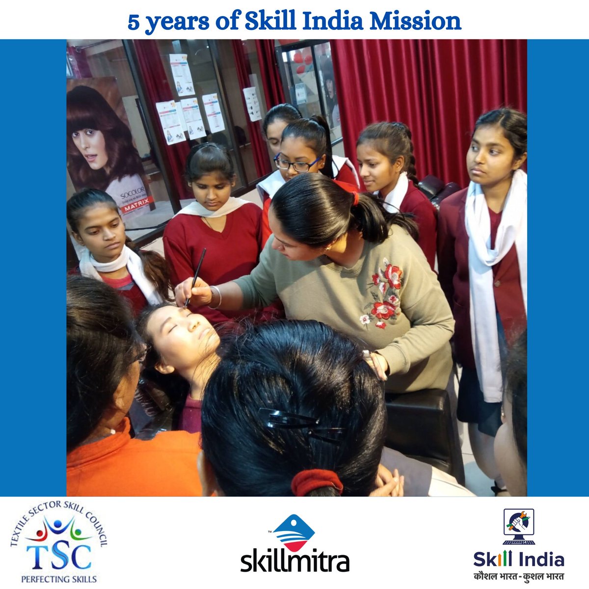 OlynaBeauty's tweet photo. The more importance we give to Skill development, the more competent will be our youth - 
@narendramodi
Commemorating 5 years of the Skill India campaign along with World Youth Skill Day. #5yearsofSkillIndia 
@bnwssc 
@NSDCINDIA
@PMKVY
#MSDE #WorldYouthSkillsDay2020 https://t.co/XjLB4ssiAJ