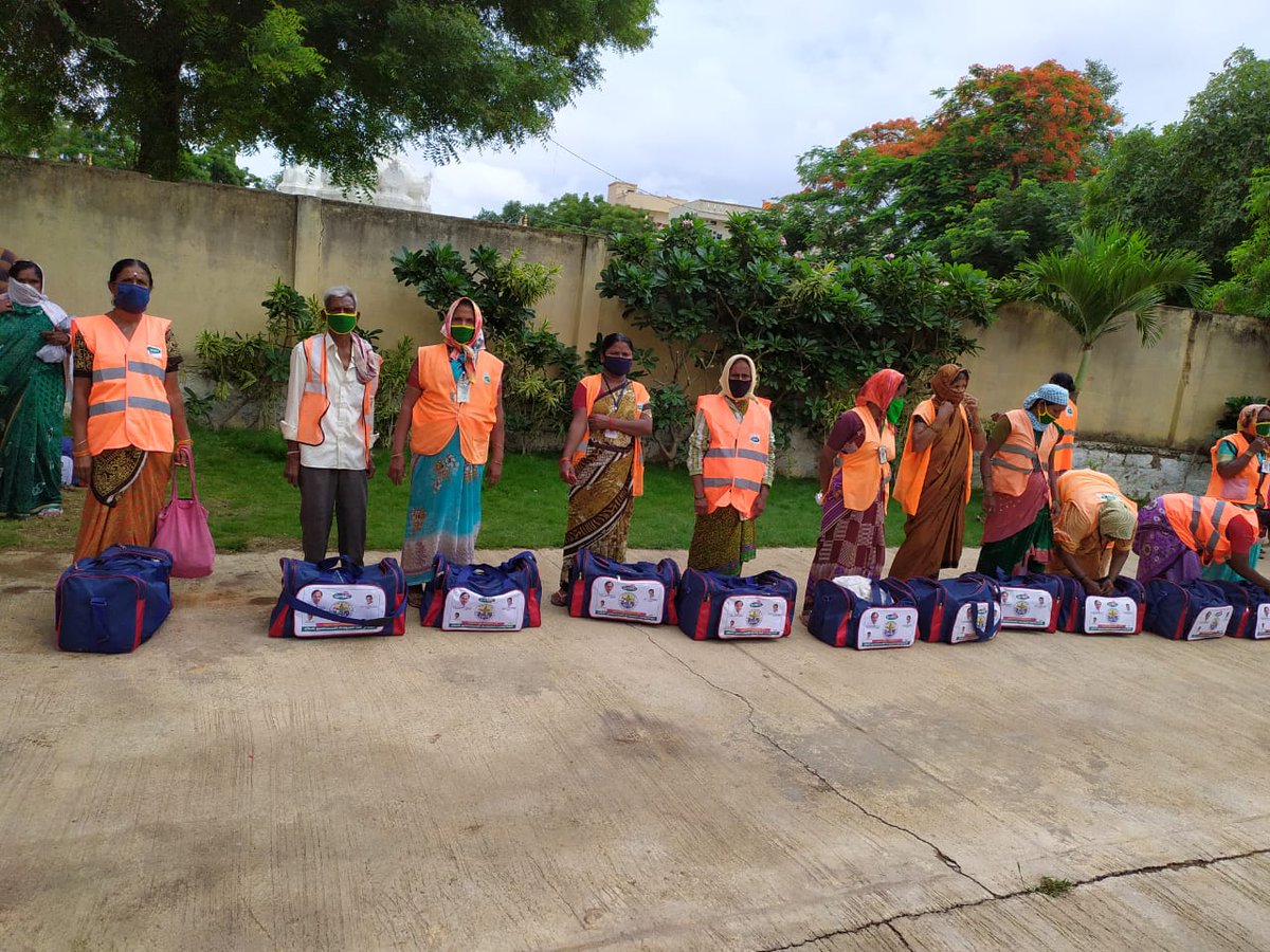 DC-RCP & PTC (@bhojaraju_k) on Twitter photo Swachh Namaskar π,
Distribution of Personal Protective Equipment (PPE) kits to sanitary workers in RC Puram & Patancheru.
#SafetyMeasures
#fightagainstcoronavirus
@KTRTRS
<a href="/bonthurammohan/">Dr. Bonthu Rammohan</a>
<a href="/ZC_SLP/">ZC SERILINGAMPALLY ZONE GHMC</a>
<a href="/GHMCOnline/">GHMC</a>
<a href="/acitghmc/">AC(IT)-GHMC</a> Swachh Namaskar π,
Distribution of Personal Protective Equipment (PPE) kits to sanitary workers in RC Puram & Patancheru.
#SafetyMeasures
#fightagainstcoronavirus
@KTRTRS
<a href="/bonthurammohan/">Dr. Bonthu Rammohan</a>
<a href="/ZC_SLP/">ZC SERILINGAMPALLY ZONE GHMC</a>
<a href="/GHMCOnline/">GHMC</a>
<a href="/acitghmc/">AC(IT)-GHMC</a>