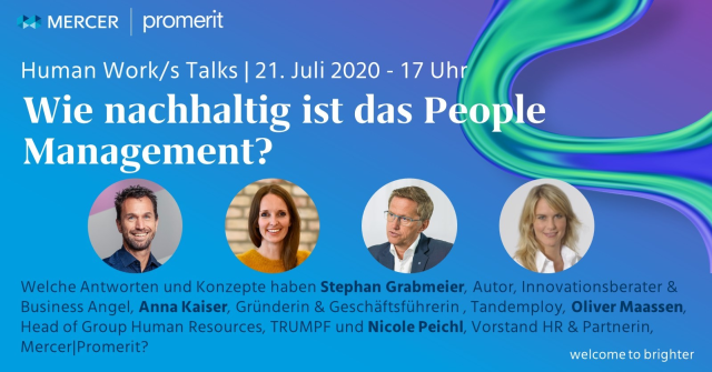 OIrrek's tweet photo. Im nächsten #HumanWorks Talk am 21. Juli 2020 steht #Sustainability im Fokus. Wir diskutieren mit @trill_stephan, @annakaiserin, Co-CEO bei @tandemploy, Oliver Maassen, Head of Group HR @TRUMPF_News, und Nicole Peichl, @Promerit. Jetzt anmelden! #HWSummit https://t.co/E4e9mFp8vG https://t.co/Ioc0SHe6r0