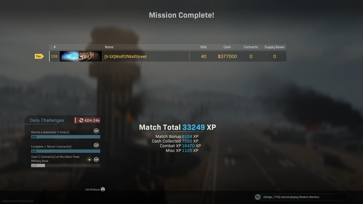 TheWolfOfCOD's tweet photo. #CallofDutyModernWarfare #XboxShare https://t.co/S167yDUfXX