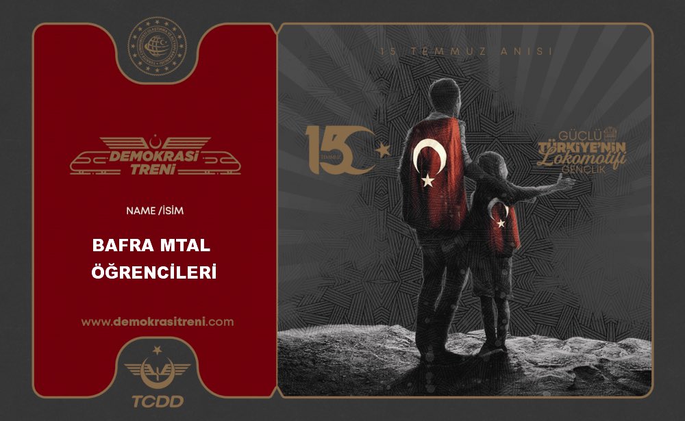 baframtal's tweet photo. 15 Temmuz Demokrasi Trenindeki Yerimizi okul olarak aldık. https://t.co/34zBkYFzsn