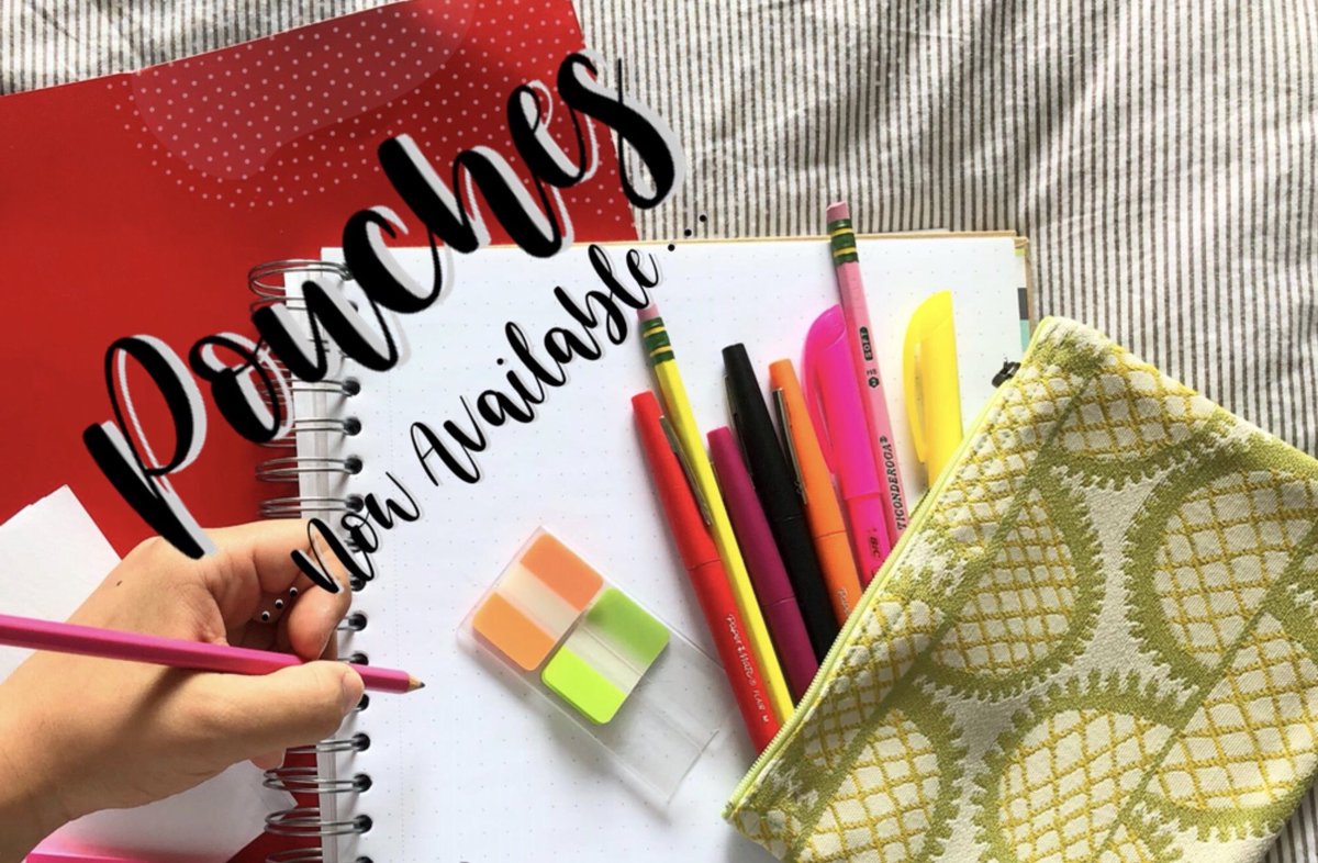 Back to school is right around the corner! Get your one of a kind pencil pouch now! sheabelladesignspouches.weebly.com/large-pouches.…