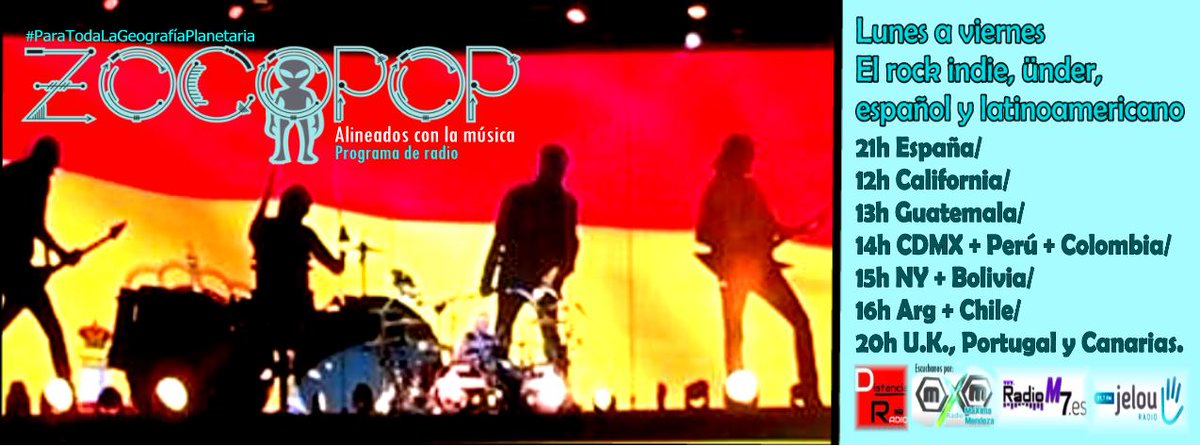 zOcOpOp_Radio's tweet photo. Ey! zOcOnáutas🔴Hoy15/07-Zocopop☘️779. #ParaTodaLaGeografíaPlanetaria!#Cándida, @Pilotosdelcaos, @SanteroyM, #Ale, @amaraloficial, @TheLAComesMX, @LosArbolesPop, @planet9cordoba, #Pr3sagio, @ElGilbertoMx, #GALATEA, @lavidasomos, @MorningDrivers,#PacoMancha, @Shinova, #Dezeus. https://t.co/3JTZdxYJux