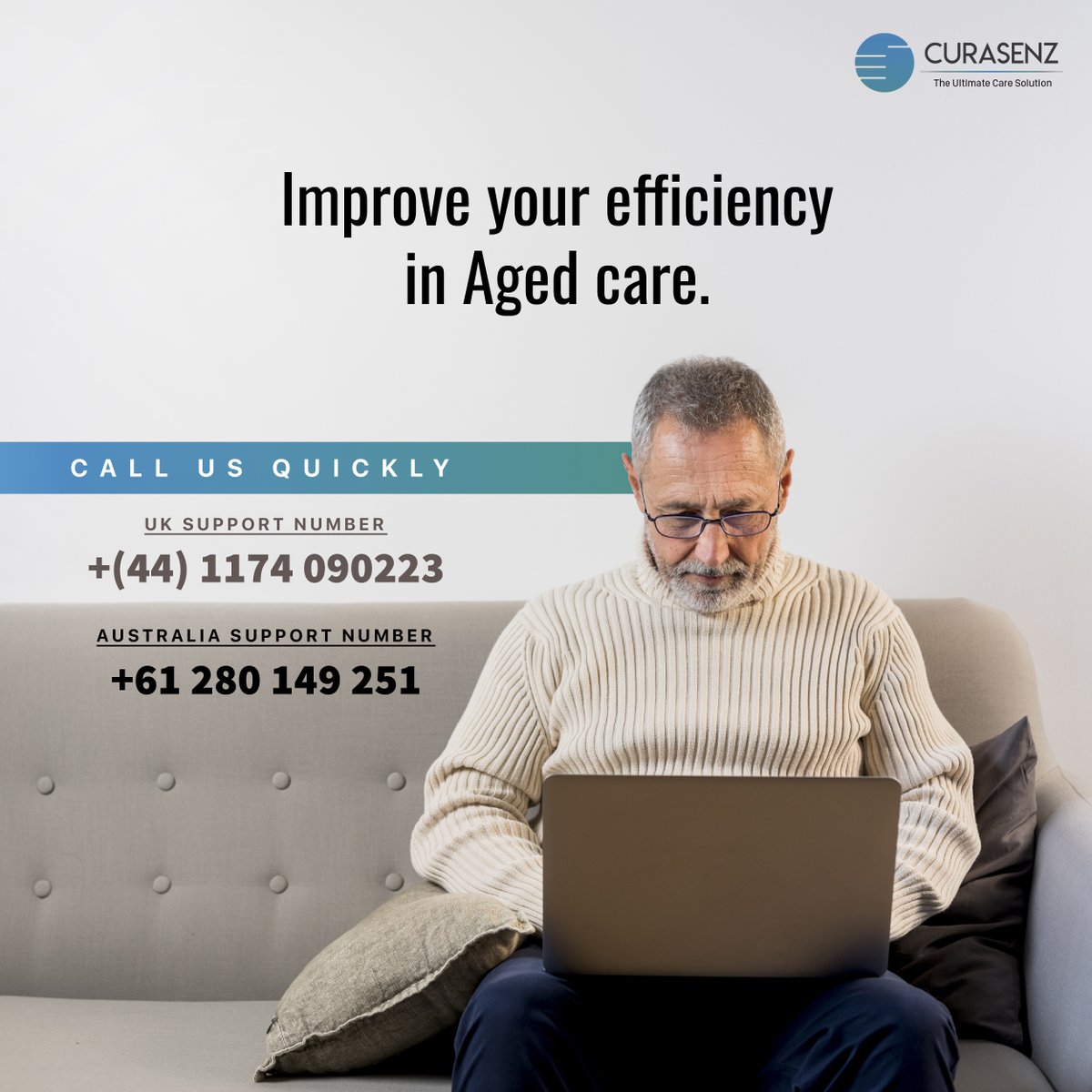 curasenz's tweet photo. Our Aged care software has advanced features which will help to improve the efficiency in Aged care. Bring it and give best care to your aged ones.

For more info:
UK support number 📞-+(44) 1174 090223
Aus support Number 📞 +61 280-149-251

#Agedcaresoftware #Healthcaresoftware https://t.co/tmtBqgvxcR