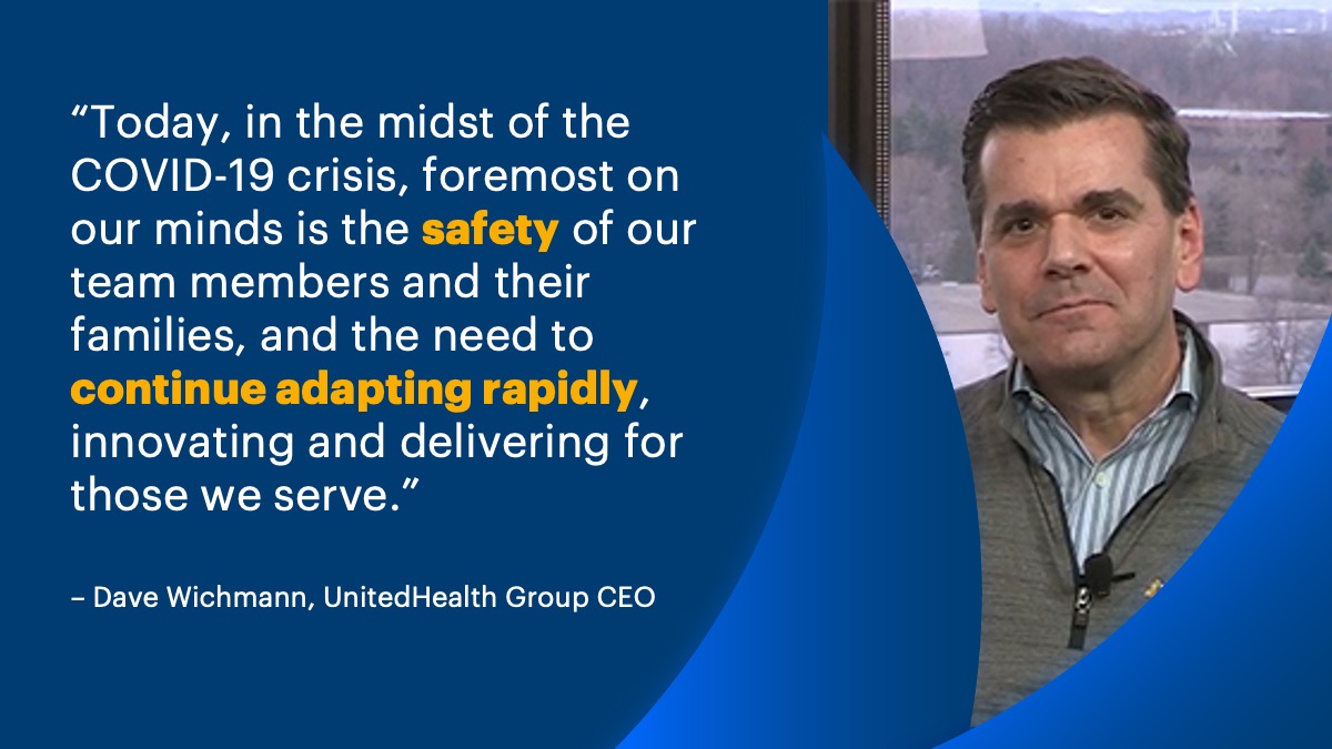 We’re continuously adapting &amp; innovating during this pandemic, while ensuring the safety of our team members and their families. uhg.co/Q2Earnings12 #UNHQ2