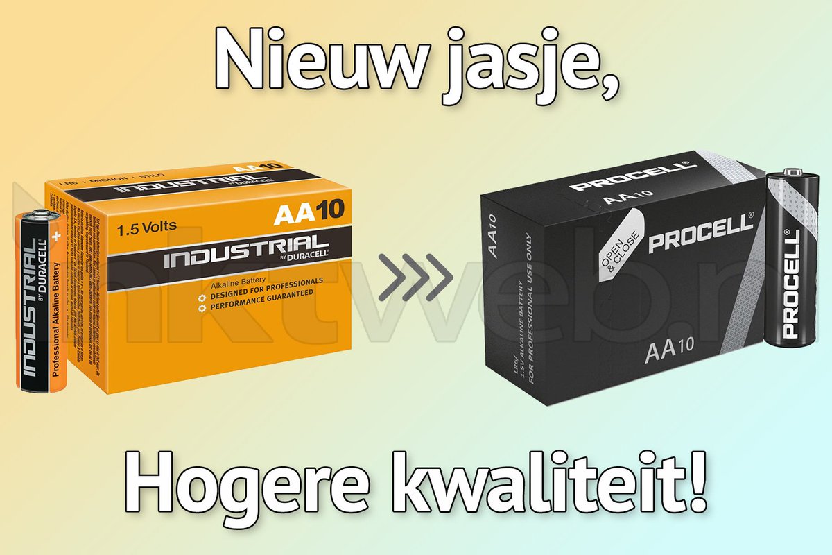 Duracell Industrial verandert naam naar Procell inktweb.nl/blog/duracell-…