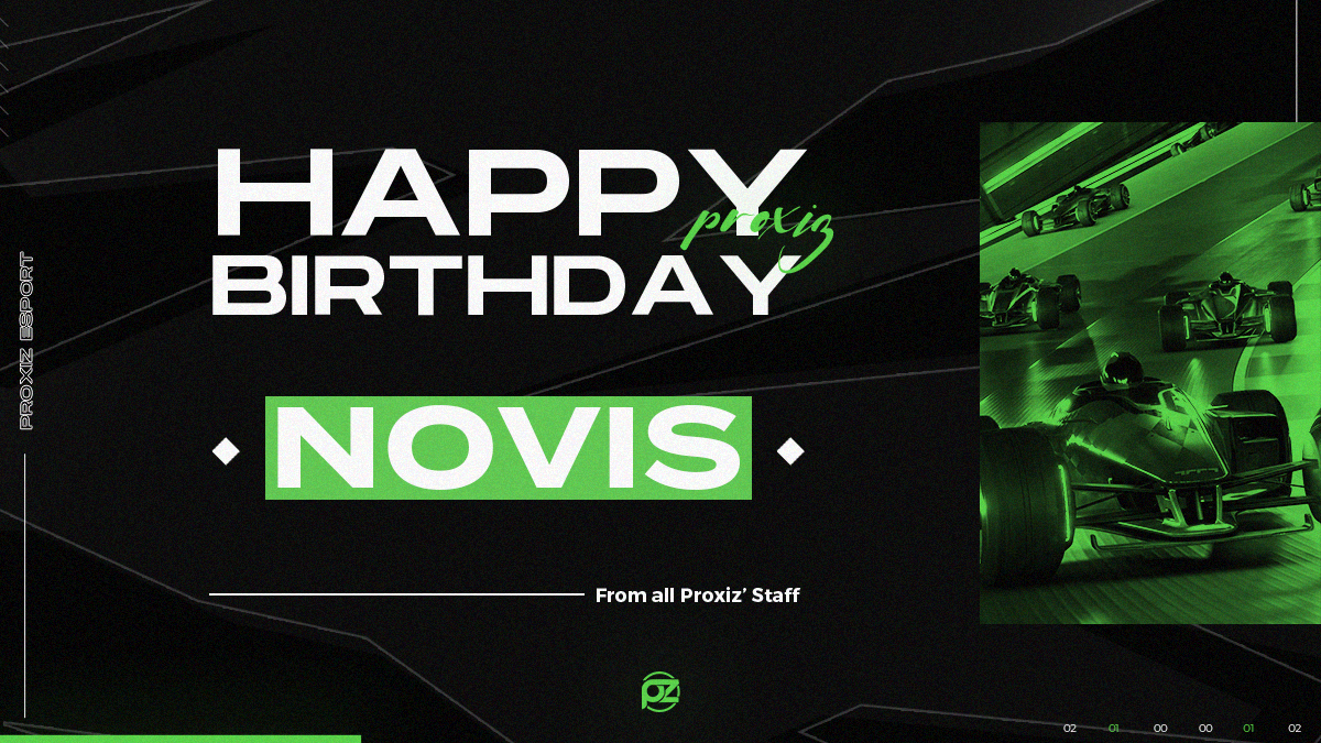proxiz_esport's tweet photo. We wish @NovisTM a happy birthday ! 🎊The whole team hopes you have a good day ! 🥳🥳 https://t.co/QENsEhowlc