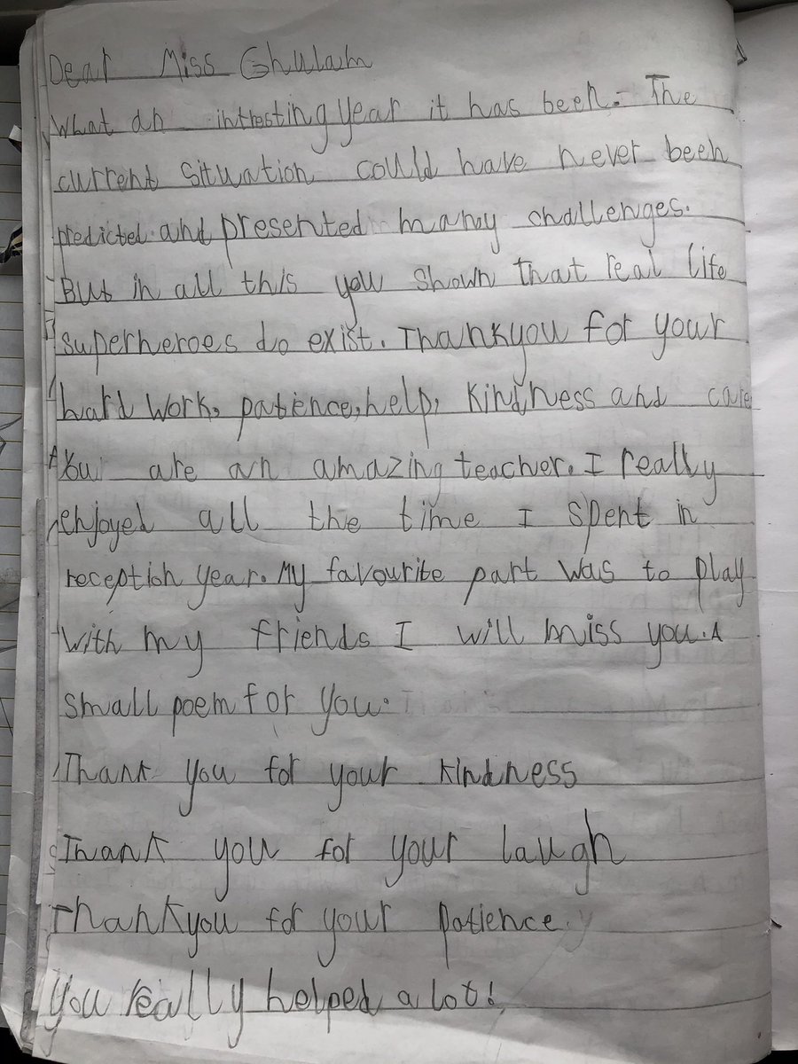 Eemoghul's tweet photo. Fatimah M letter to Miss Ghulaam https://t.co/FkzA6Uykwn