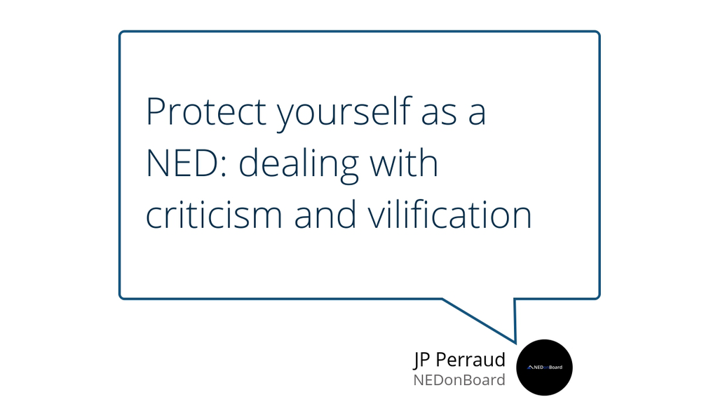NEDonBoard's tweet image. NEDonBoard constantly provides support to non-executive directors as their professional body.

Read more 👉 lttr.ai/Tv3g

#BoardBestPractice #vilification #nedonboard #remuneration