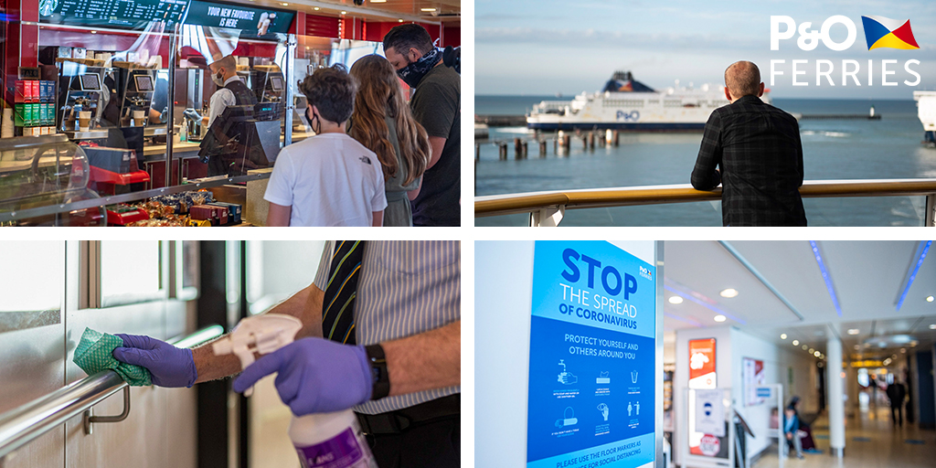 POferries's tweet photo. Following recent government travel updates, we're excited to welcome you back on board all of our operating routes. With fresh air and plenty of space, our ships offer a safe and enjoyable way to travel between the UK, Ireland, and mainland Europe. Info: https://t.co/evEStCAEFS https://t.co/EbRxp7sISx