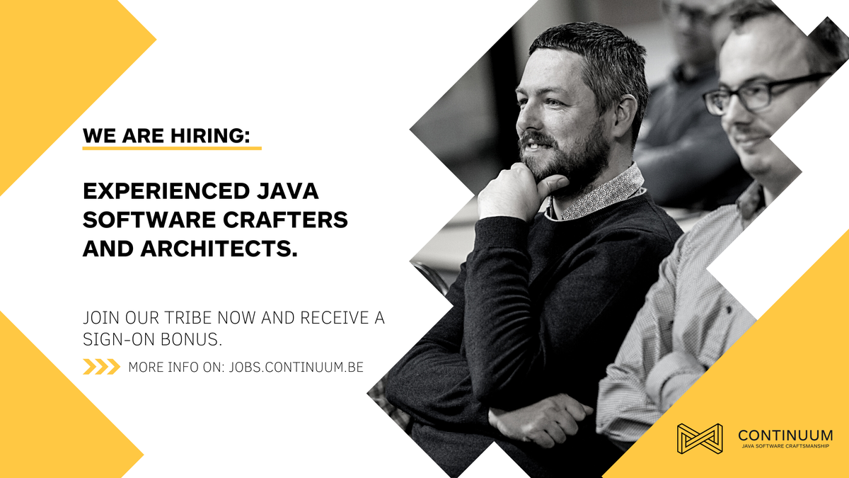 continuumbe's tweet photo. 📣 Come to the yellow side 📣

Wij zijn op zoek naar Java Software #Crafters en Java Architecten met tonnen ervaring om onze Tribe te versterken!

Interesse om bij een #greatplacetowork aan de slag te gaan? => https://t.co/iHQGz1F1UP

#ContinuumTribe #signonbonus #jobs #Java https://t.co/7t4qldgcgr