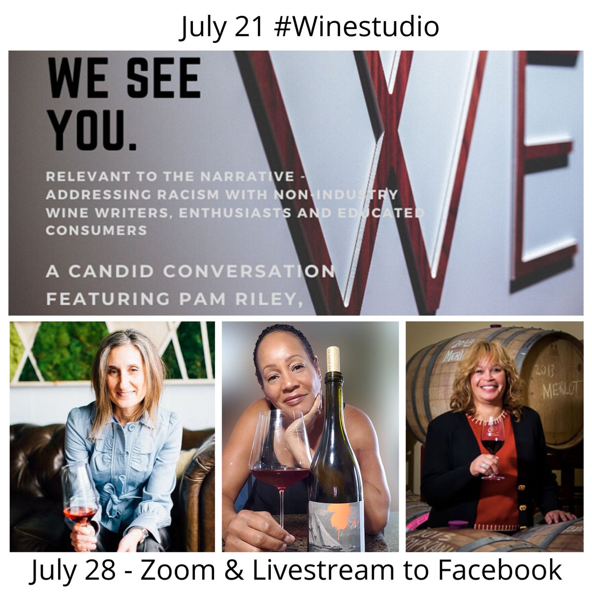 **We See You** Thank you to everyone that has already registered! If you haven't, we need you there too. Everyone is welcome! Follow hashtag #winestudio July 21 &amp; Connect with us July 28 via Zoom w/ @AltipianoWinery winemaker. Zoom registerstration req' zoom.us/meeting/regist…