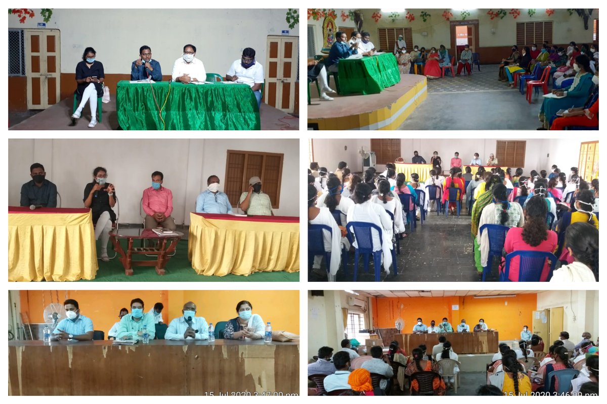 GVMC_VISAKHA's tweet photo. GVMC conducted training session on contact tracing, line listing and enhanced surveillance to VRO's, ANM's, Mahila Police and Welfare Secretaries in all zones. https://t.co/3eU3kPZbNF