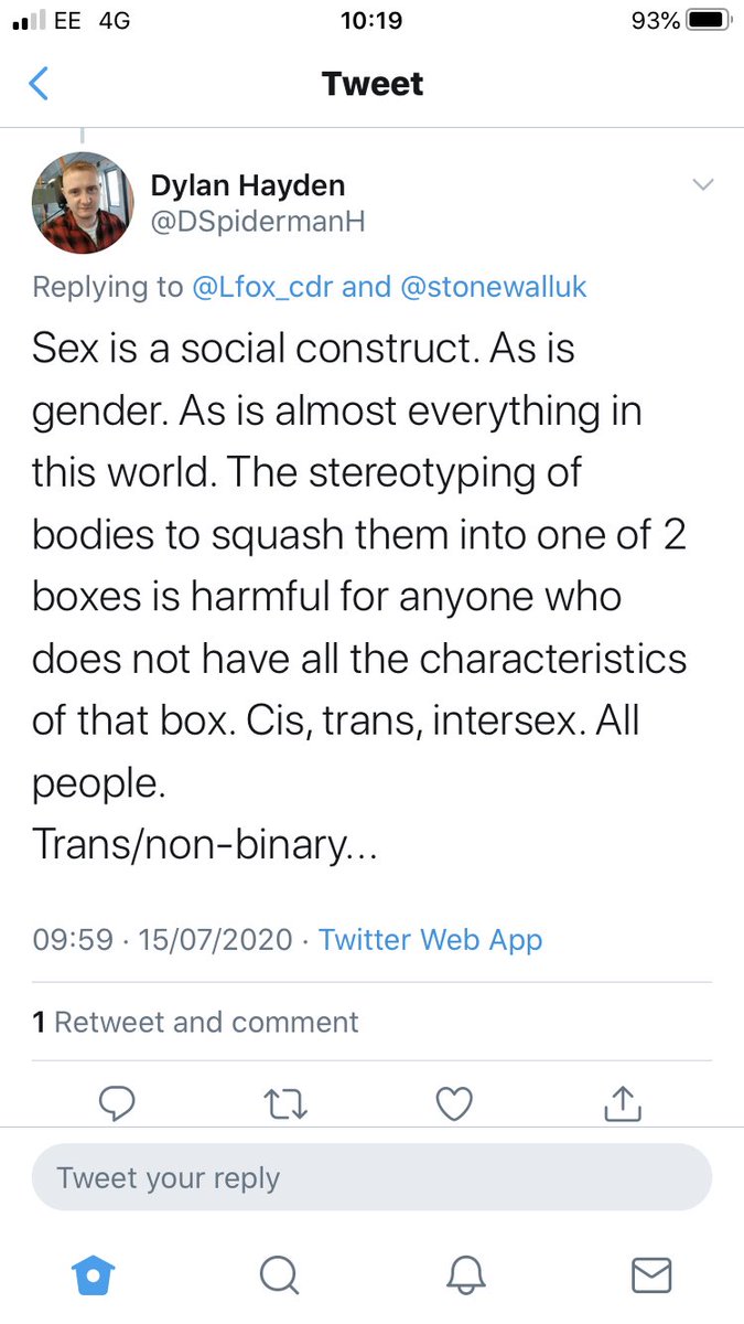 Let's just conflate gender and sex again, shall we? Those boxes? They're gender. Trans ideology keeps insisting everyone has one, even to the extent of encoraging surgery on people's bodies to fit their gender box.  #nooneissayingsexdoesntexist