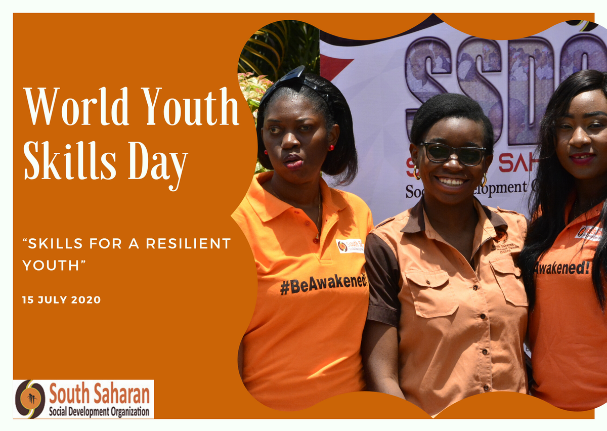 southsaharan's tweet photo. We join to celebrate World Youth Skills Day 2020!
@southsaharan we equip youths with Technical Vocational Education Training Skills needed to survive and compete favourably in a vastly changing and urbanizing sub Saharan Africa.
#WorldYouthSkillsDay
#WYSD2020
#SSDOProgram https://t.co/x2b7nAs1kL