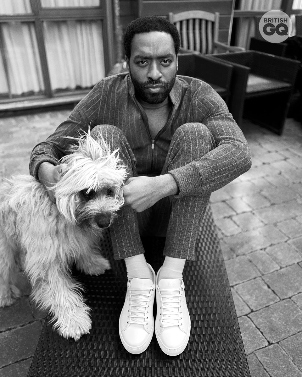 British actor and Academy Award nominee, Chiwetel Ejiofor, giving us serious working-from-home style goals in this chic shoot for British GQ 

Socks: Pantherella
Jacket &amp; Trousers: Brunello Cucinelli
T-shirt: Hamilton and Hare 
Trainers: BOSS 

gq-magazine.co.uk/culture/articl…