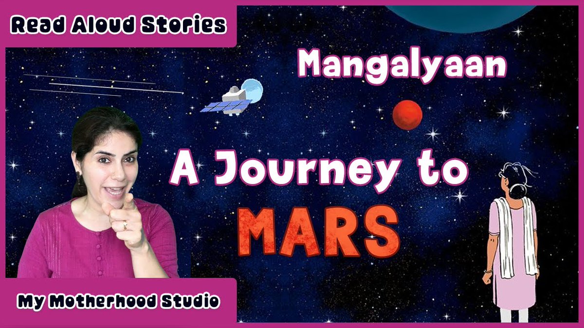 My_M_Studio's tweet photo. https://t.co/LwEfRzgG36
Hop aboard the spaceship called Mangalyaan. Our destination is Mars. We will fly past the Moon and journey to the other side of the Sun. Let’s go."
#storytime #storytelling #Reading #ChildrensBooks #mangalyan #ISRO 
@prathambooks https://t.co/eqtSwCxDIa