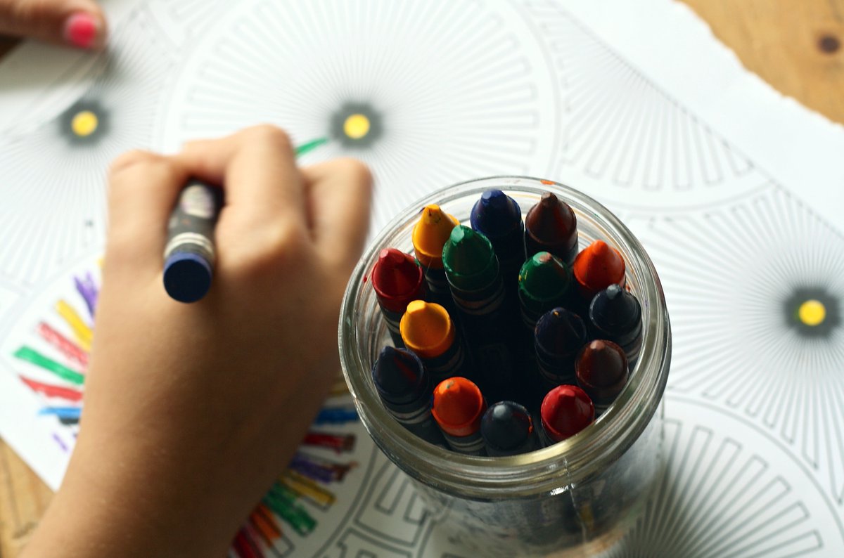 The weekend is the perfect time to take a step back and relax from a stressful week. #Coloring is a great #stress relief! Find your favorite coloring book and crayons and start coloring.