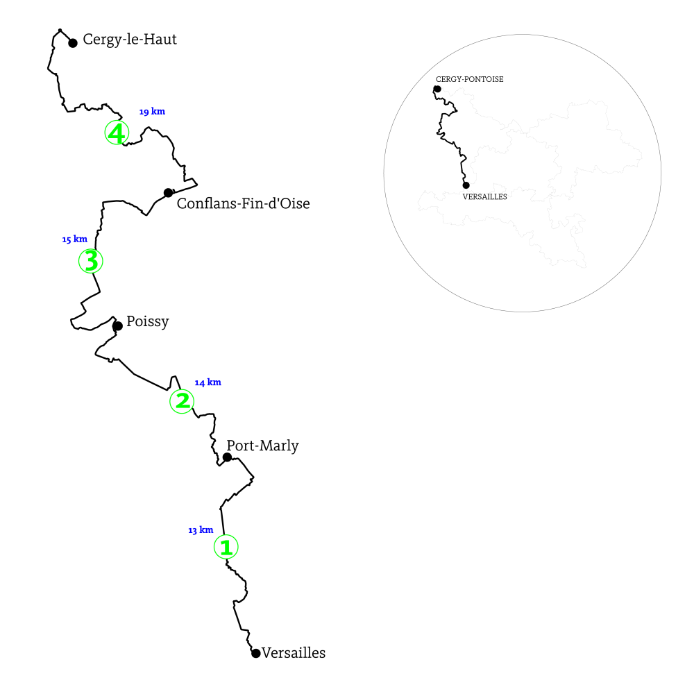 [Sentier du Grand Paris] Découvrez le 1er tronçon du <a href="/sentiergrdparis/">Sentier du Grand Paris</a> de Versailles à Cergy-Pontoise qui relie la ville nouvelle de Louis XIV à celle de De Gaulle à travers un pays de machines et d'utopies, au fil de la Seine. 

Bonne route ! 🚶‍♀️🚶

#exposentier #sentiergrandparis