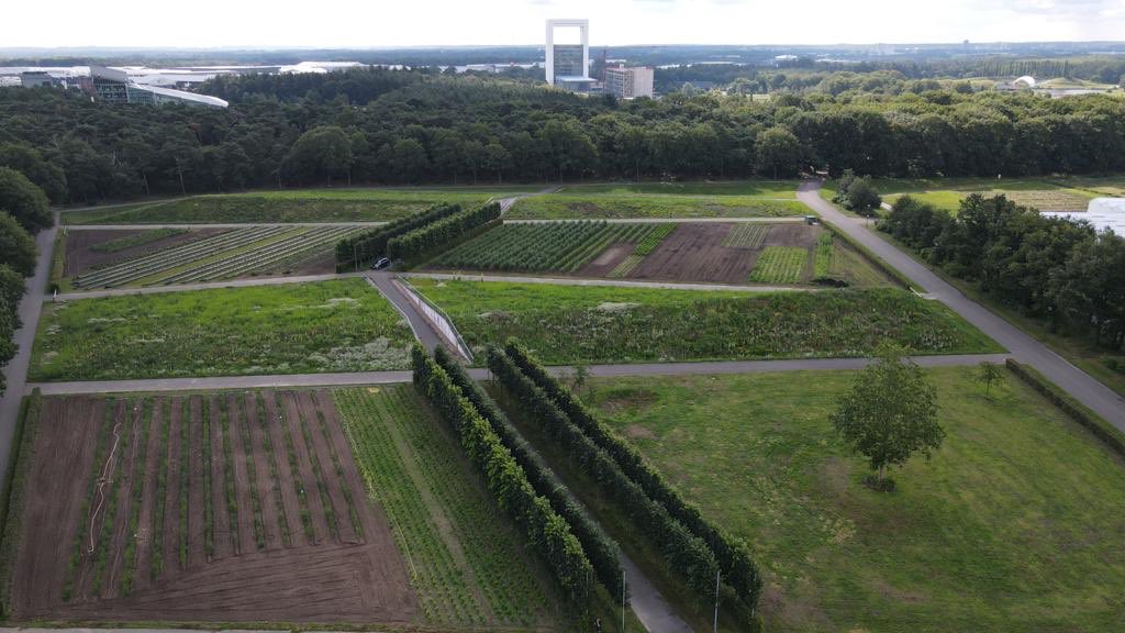 Overzicht van onze proefvelden op @BL_CampusVenlo. Al volop bezig met de voorbereidingen van onze innovatiedagen. Kijk voor info en aanmeldingen op: compas-agro.nl